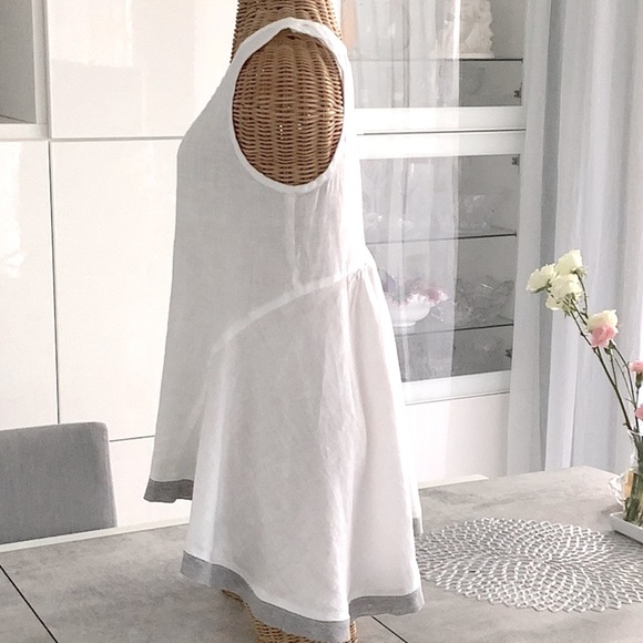 Ivy Jane. Linen. Cotton. White. Size S. - Picture 3 of 4